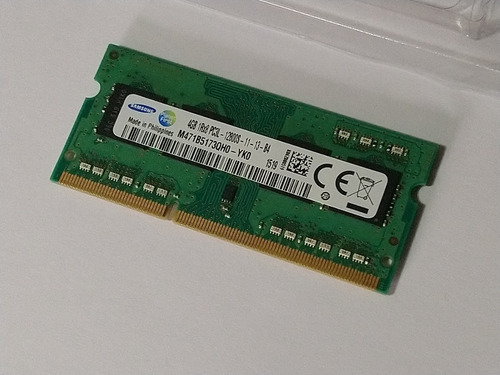 Memoria Ram Ddr3 Verde 4gb X 1 Samsung M471b5173qh0-yk0 (Usado)