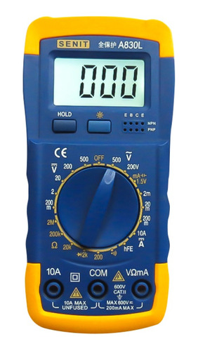 Tester Multimetro Digital Capacimetro A830l 