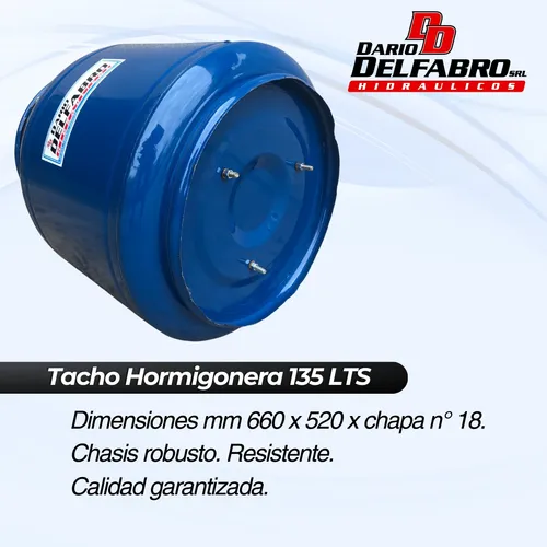 Tacho Hormigonera Trompito C/batidores Repuesto + Corona