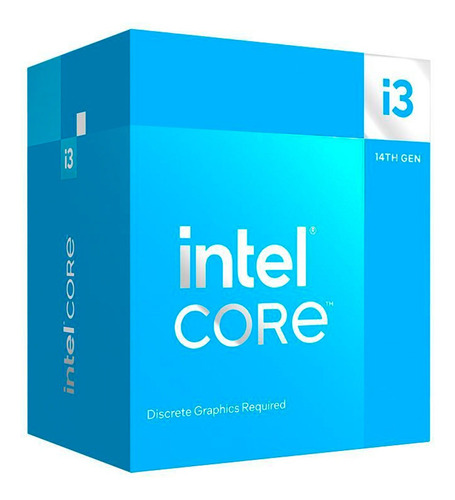 Procesador Intel Core I3-14100f 3.50/4.70ghz, 12 Mb 