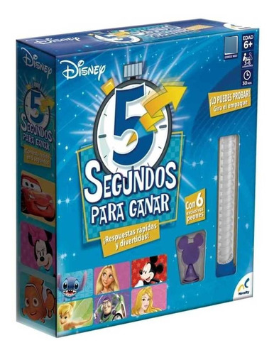 Juego De Mesa 5 Segundos Para Ganar Versión Disney