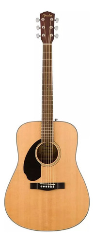 Guitarra Acustica Fender Cd-60s Dread Lh Natural Para Zurdo