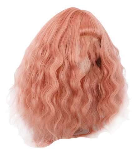 Peluca De Muñeca De Algodón De 20 Cm, Pelo Largo Y , De