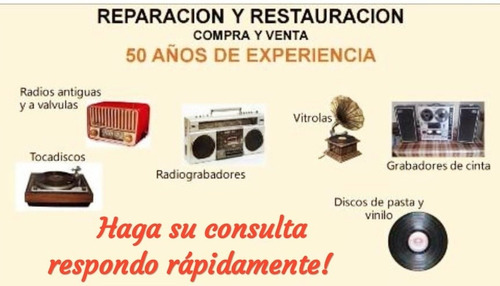 Radios Antiguas Y Tocadiscos