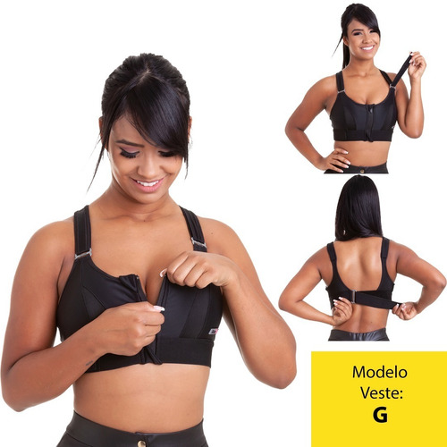 Roupa De Academia Feminina Top Fitness Sustentação Da Fitnez