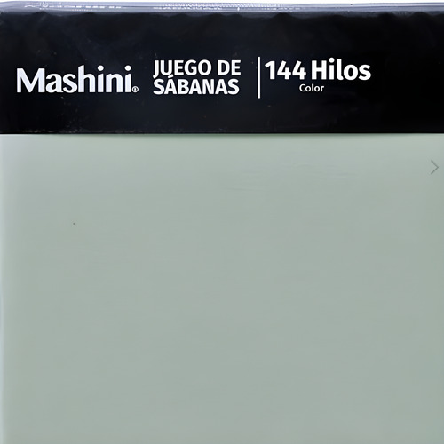 Mashini Juego De Sábanas 2 Pl. 144 Hilos - Turquesa Liso