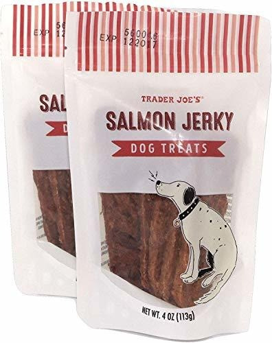 Comerciante Joes Salmón Jerky Se Usa Para Tratar El Perro (2