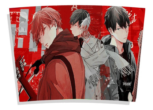 Imagem 3 de 5 de Kit Copo Térmico Anime Given E Caderneta