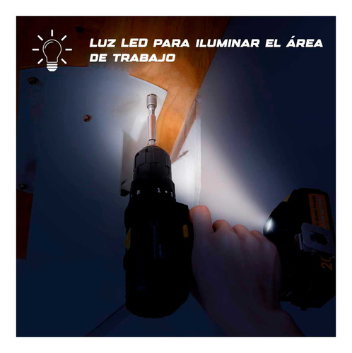 Taladro Atornillador 20v Aspiradora Multifunción Osci Total