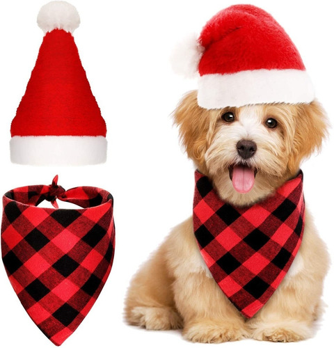 Satinior - Juego De 2 Accesorios De Navidad Para Mascotas, I