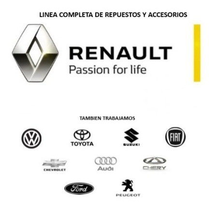 Manijas  Interior Renault 19 Del Y Tras Kit X4 - Negras