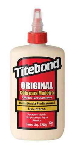 Cola Para Madeira Original Wood Glue Titebond 128g