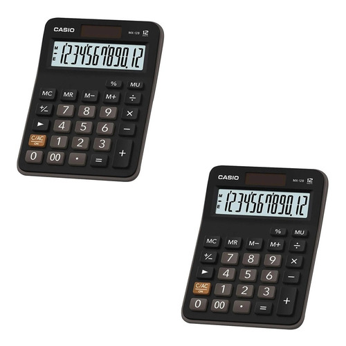 2 Calculadora De Mesa Casio 12 Digitos Mx 12b
