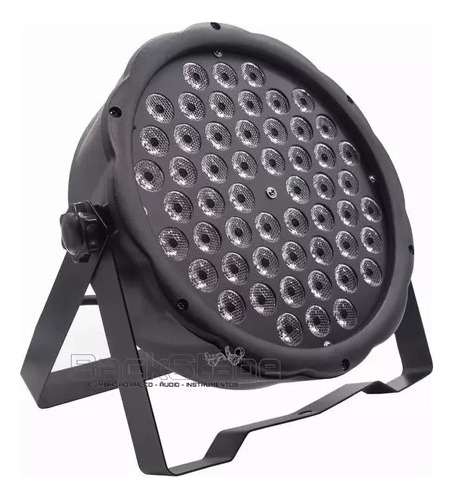 Kit 2 Canhao Refletor Led Par64 Rgbw 54 Leds 3w Dmx Dj Festa