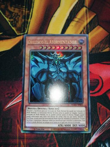 Obelisco El Atormentador Yu-gi-oh! Original Konami