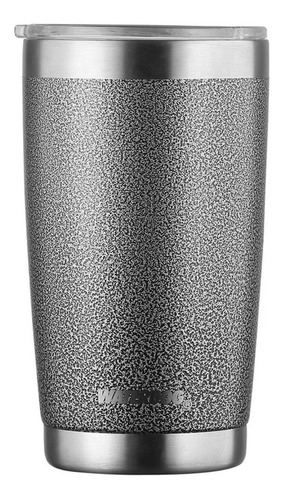 Imagen 2 de 4 de Vaso Térmico Waterdog Borda Color Gris 500ml