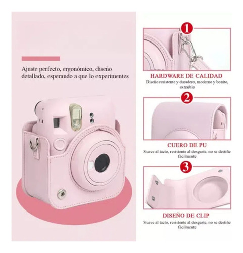 Para Funda Instax Mini 12 Azul Color Celeste /&z