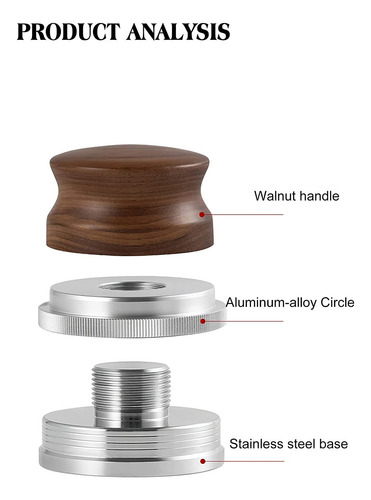 Distribuidor De Café De 53 Mm, Espresso Palm Tamper, Altura