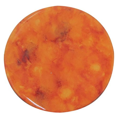 Portavasos Naranja 10 Cm 4 Und Redondo Just Home Collection