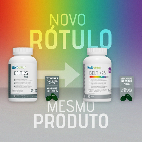 Kit 2 Belt Multi +23 Soft Multivitaminico E Multimineral Vit