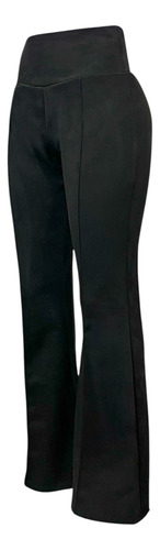 Flare Gamuza Pinza Seng Negro Lisa M