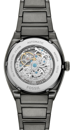 Reloj Hombre Fossil Everett Acero Automatico