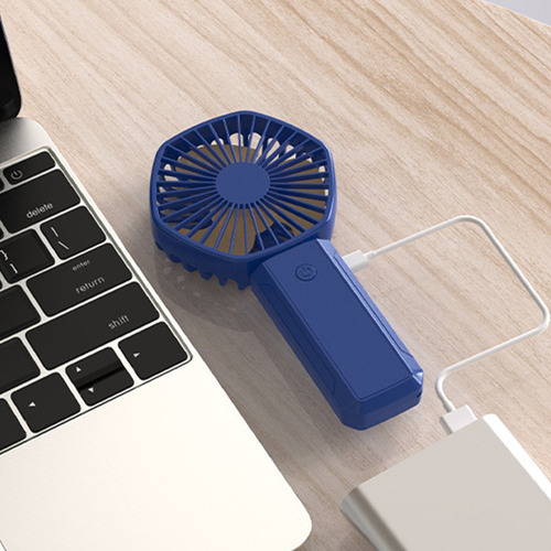Ventilador De Escritorio Usb Y Recargable, Práctico, Pequeño