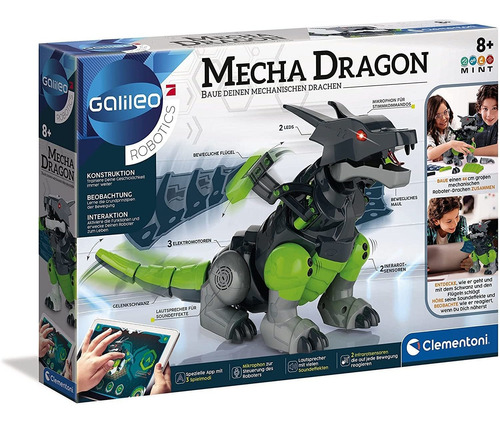 Clementoni- Galileo Mecha Dragon - Robot Programable