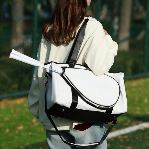 Bolsa De Mano Para Raqueta De Bádminton, Bolsa De Beige
