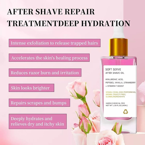 Aceite Para Después Del Afeitado Lujoso Y Suave Para Mujeres