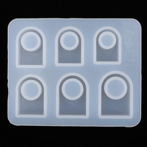 Anillos Planos Diy Moldes De Silicona De Resina De Fundició
