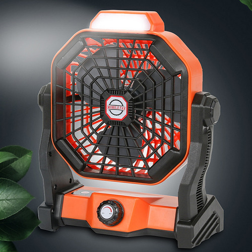 Imagen 7 de 9 de Ventilador Portátil Recargable De Linterna De Camping Girato