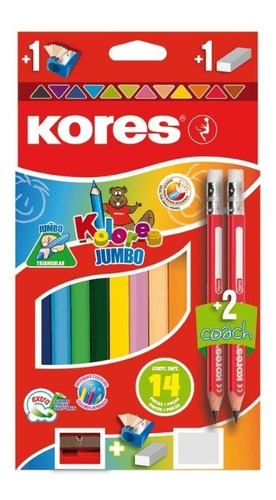 Colores Jumbo Kores X12 Und