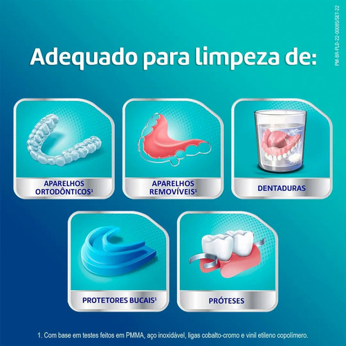 Corega Tabs Branqueador Limpador Próteses Com 30 Pastilhas