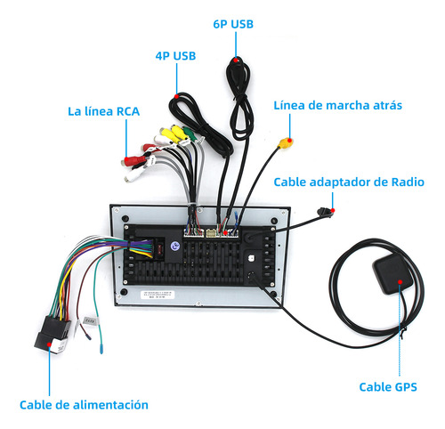 AutoEstéreo Carsapro Carplay Android Auto 2GB+32GB Opel Astra Antara Vectra Corsa Zafira Meriva Vivaro Tigra Combo Pantalla Táctil 7'' IPS con Pantalla para Carro MirrorLink Wifi Bluetooth Cámara USB