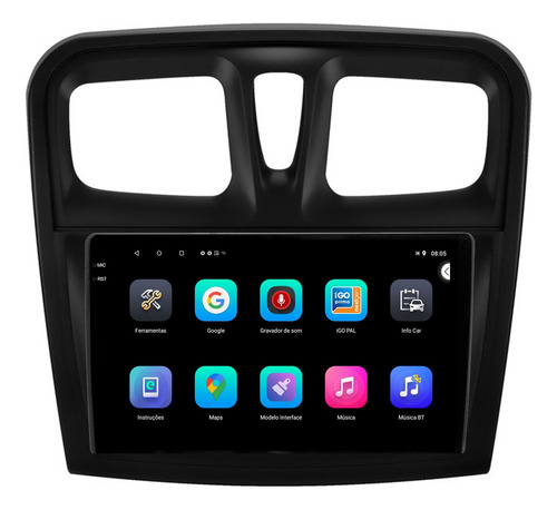 Central Multimidia Logan 15/19 9p Android 2gb 64gb Carplay