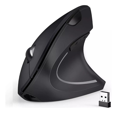 Mouse Vertical Inalambrico Recargable S6000 | Tipo C | 6 Bot