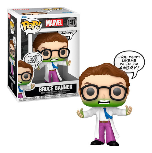 Funko Pop Marvel: El Increible Hulk - Bruce Banner