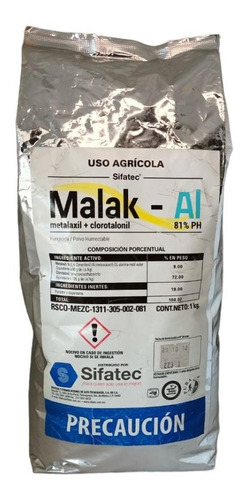 1 Kg Malak-al Metalaxil + Clorotalonil Fungicida Mildiu 