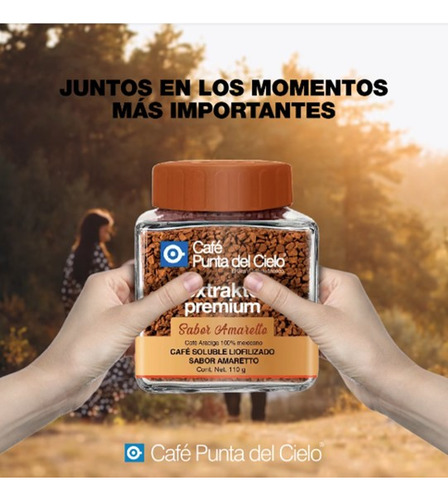 Café Punta Del Cielo Instantáneo Extrakto Premium Amaretto