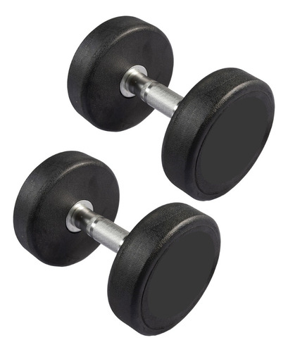 Dumbbell Monobloco Emborrachado Custom 7.5kg Cor Preto