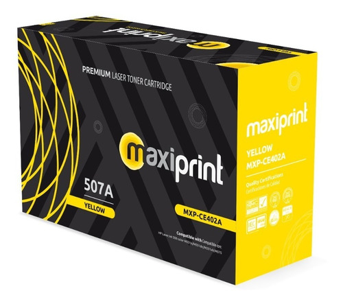 Toner Hp Ce400a (507a) Negro Marca Maxiprint M551dn / M551n