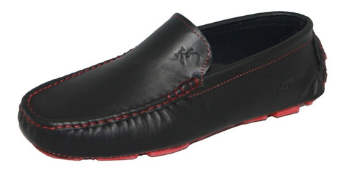 Zapatos Driver Casuales Peskdores Red Black Liso Drnl0