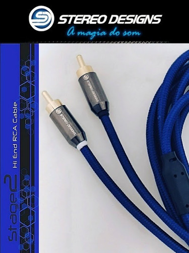 Imagem 5 de 5 de Cabo Rca 0,5 Metros Blindado Sdrca-0.5 Stereo Designs