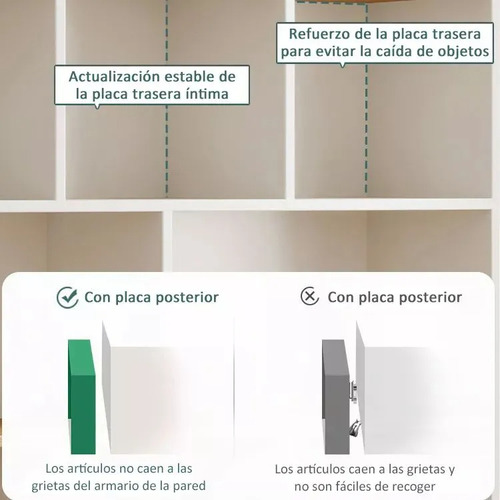 Estante Libreros Modernos De Madera Con 2 Puertas 2 Cajones Blanco Cálido