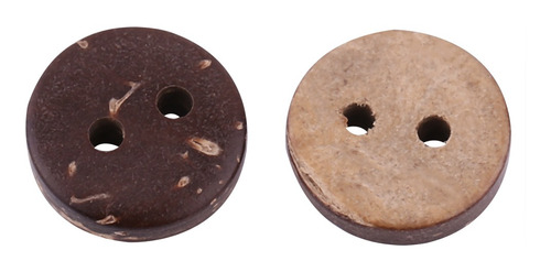Botones Para Manualidades, 400 Unidades, Concha De Coco Marr