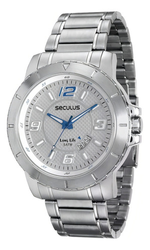 Relógio Masculino Seculus Pulseira De Aço 20385g0svna2