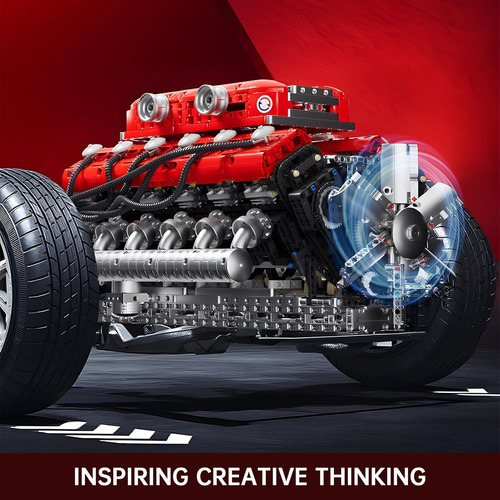 Jugues Bloques De Construcción Modelo Motor Tecnología V12