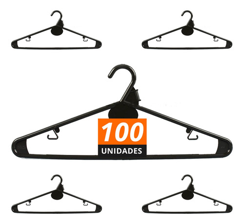 Imagen 1 de 9 de Perchas Reforzadas X 100