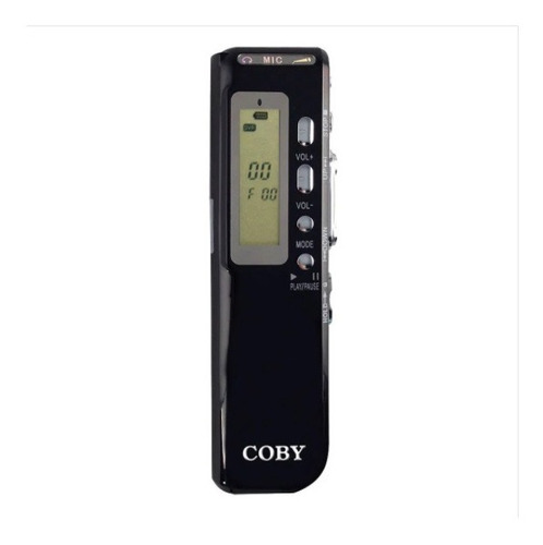 Imagem 1 de 3 de Gravador Digital De Voz Telefônico E Mp3 4gb Coby Cvr20